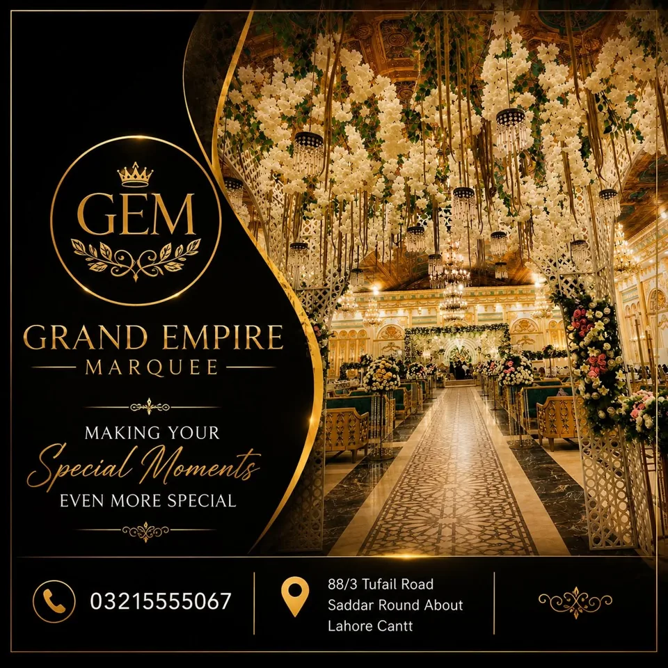 Grand Empire floral setup