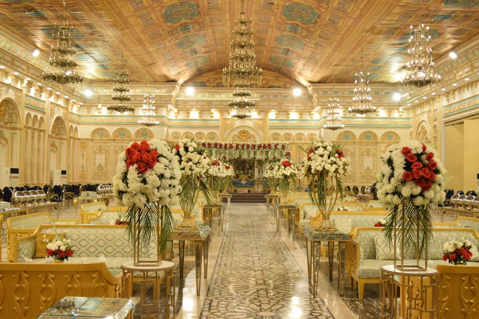 Grand Empire Marquee venue setting